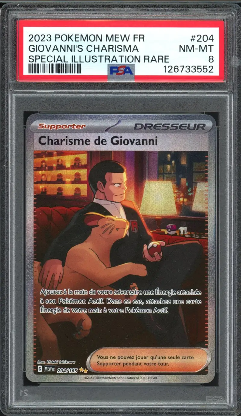 PSA 8 Charisme de Giovanni