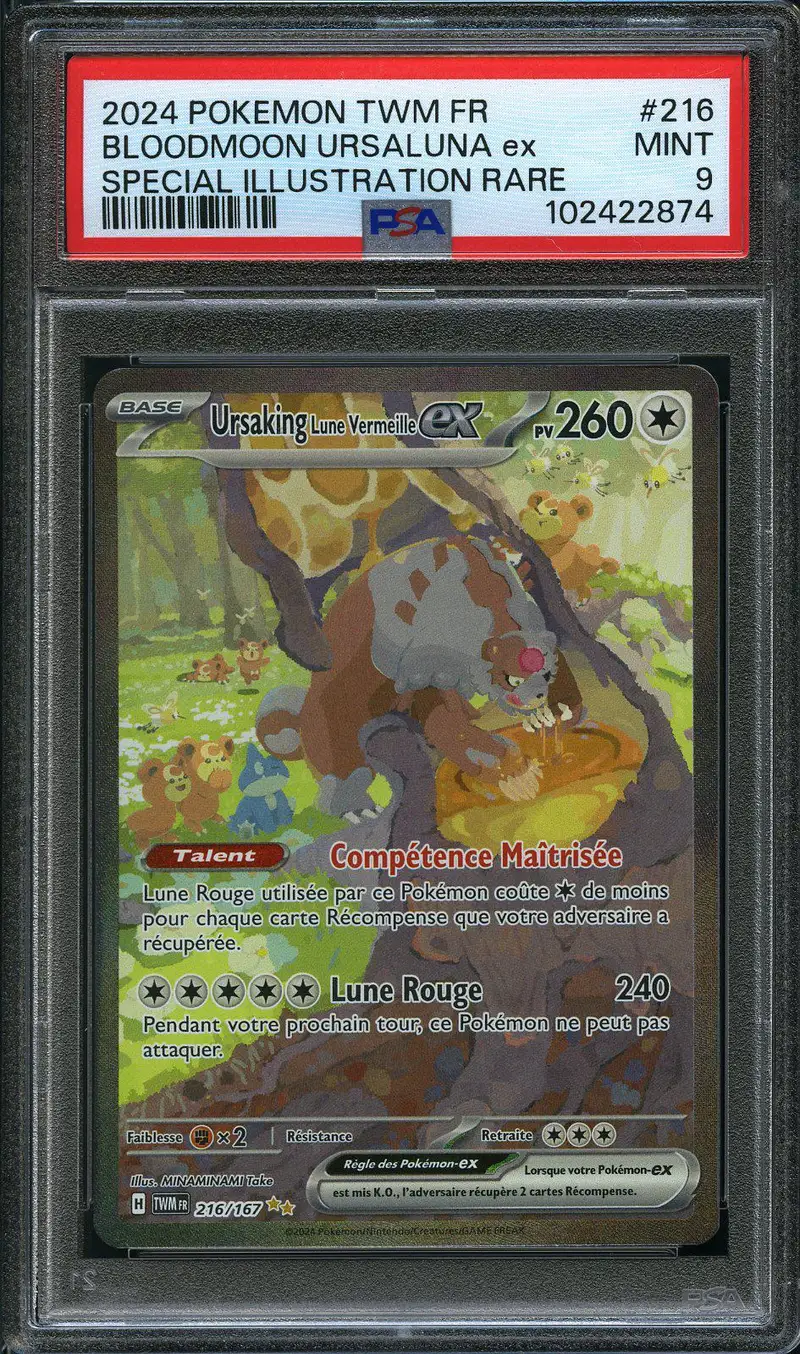 PSA 9 Ursaking Lune Vermeille Ex