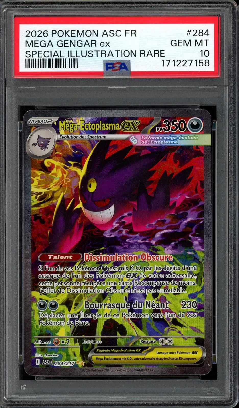 PSA 10 Méga-Ectoplasma Ex