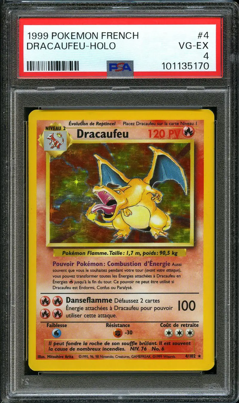 PSA 4 Dracaufeu Holo