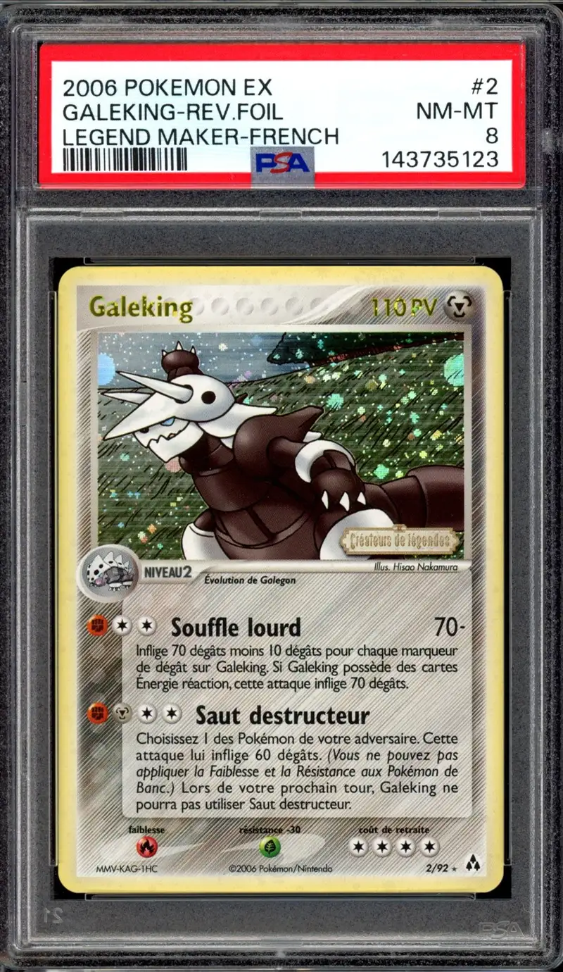 PSA 8 Galeking Holo