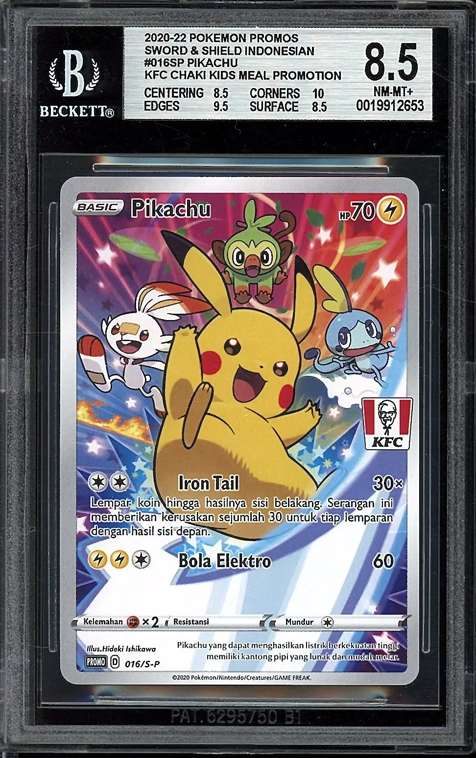 BGS 8.5 Pikachu