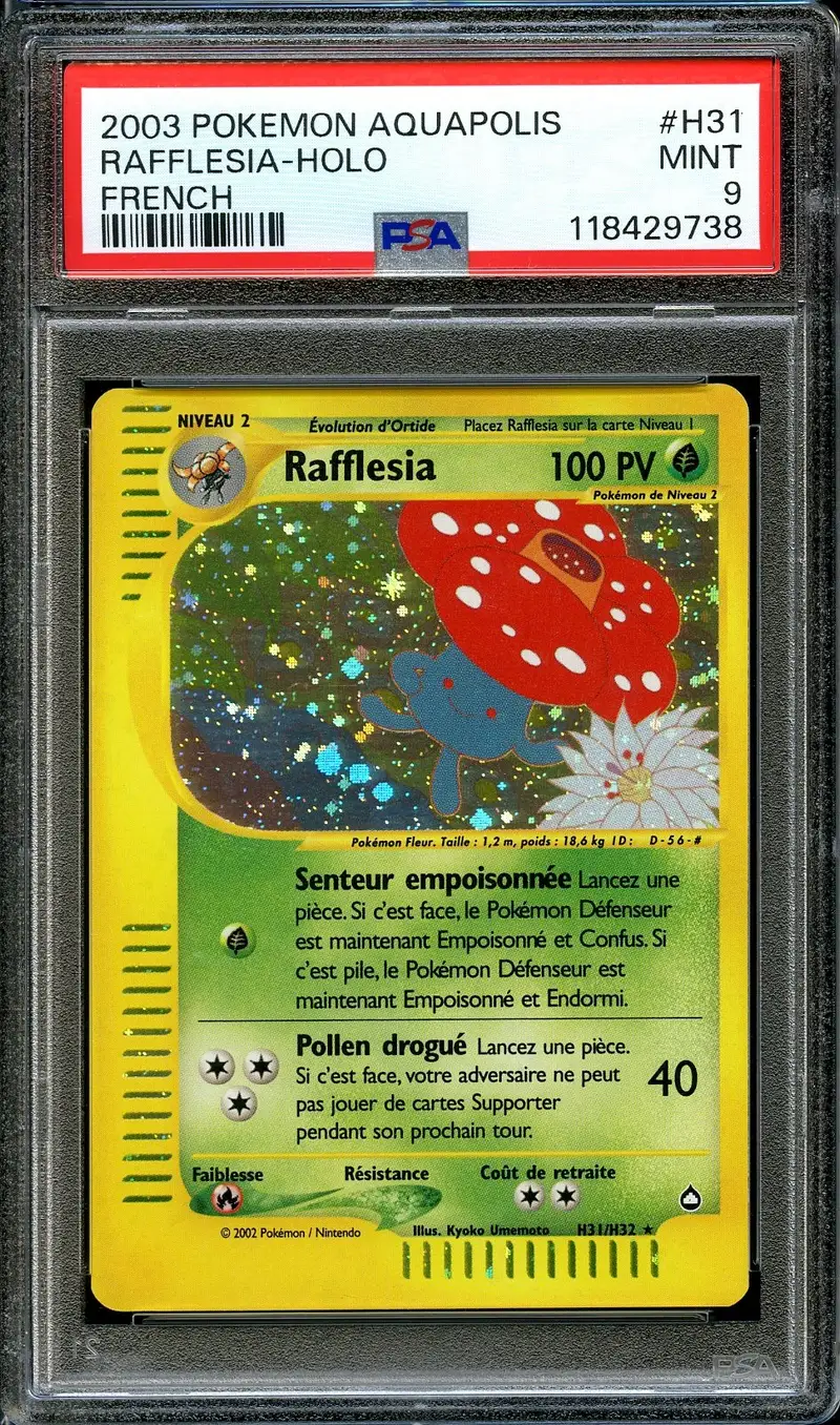 PSA 9 Rafflesia Holo