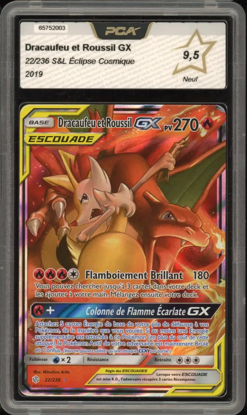 PCA 9.5 Dracaufeu et Roussil Gx
