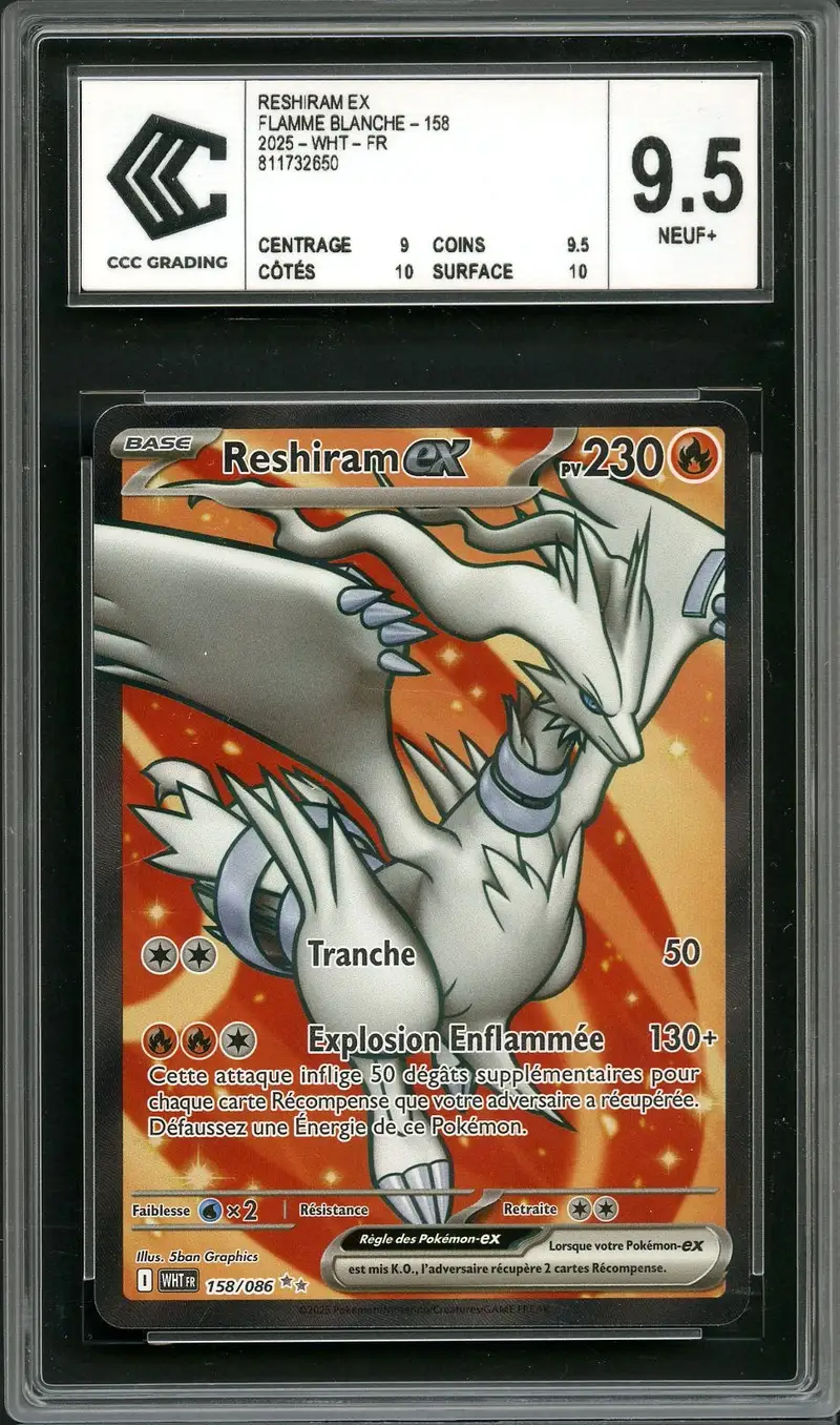 CCC 9.5 Reshiram Ex