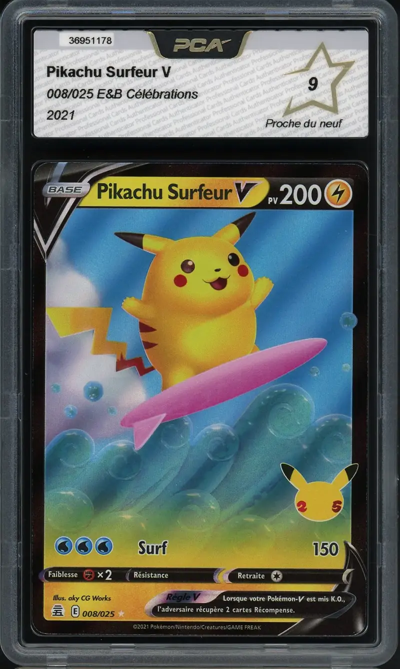 PCA 9 Pikachu Surfeur V