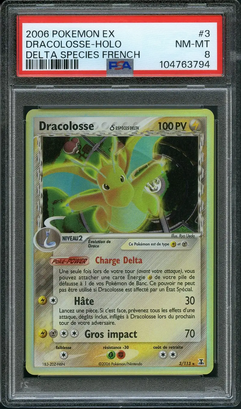 PSA 8 Dracolosse Holo
