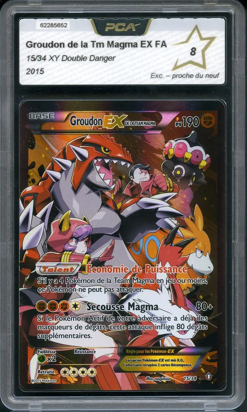 PCA 8 Groudon Ex de la Team Magma