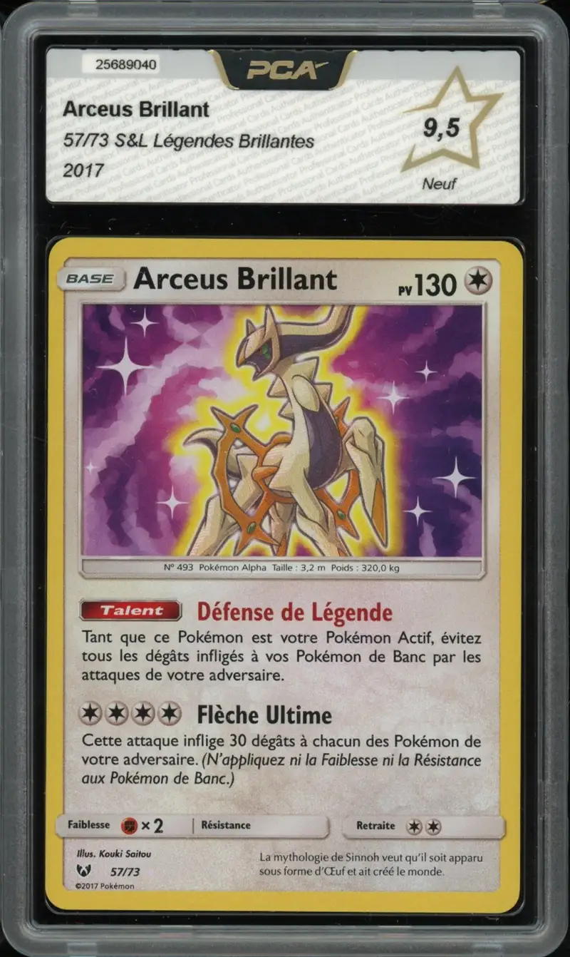 PCA 9.5 Arceus Brillant