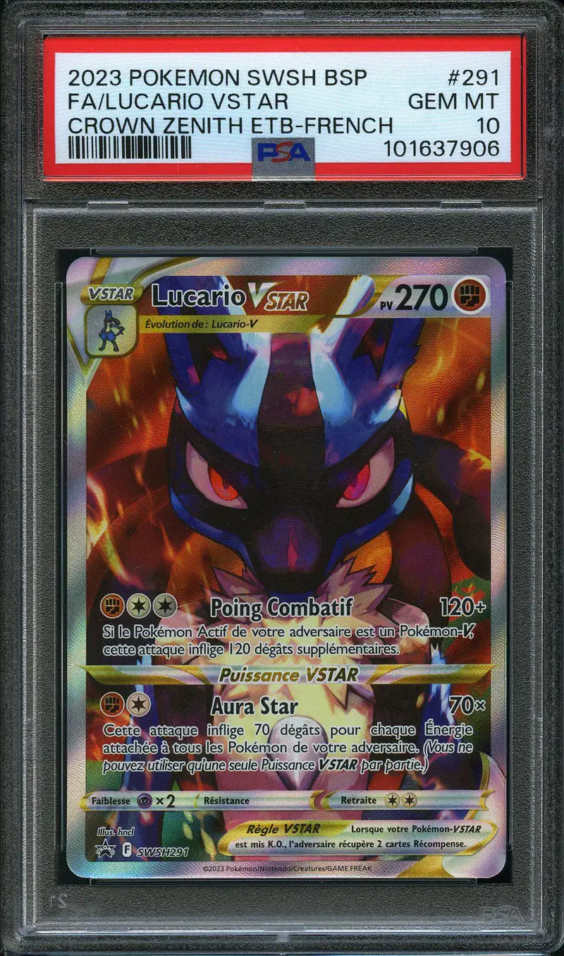 PSA 10 Lucario VStar