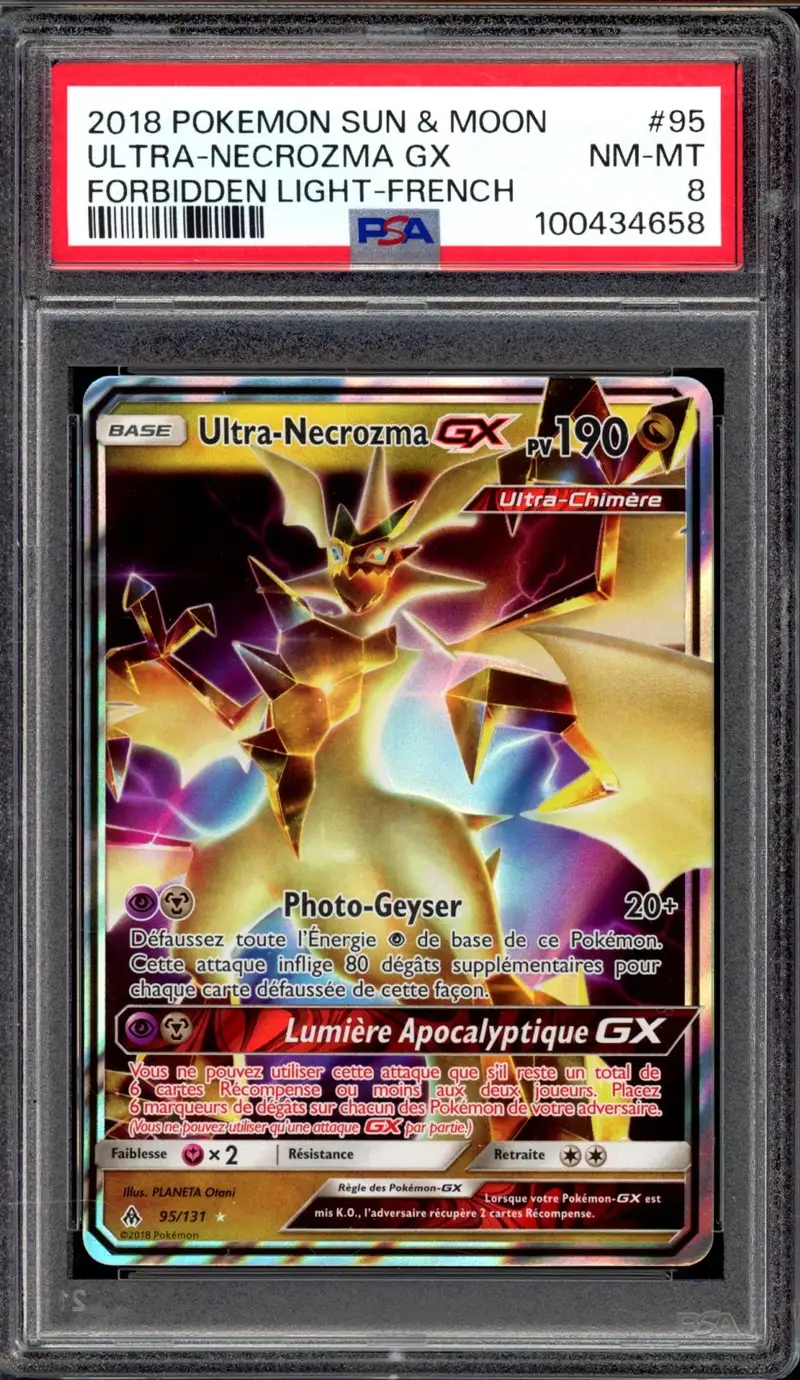 PSA 8 Ultra Necrozma Gx