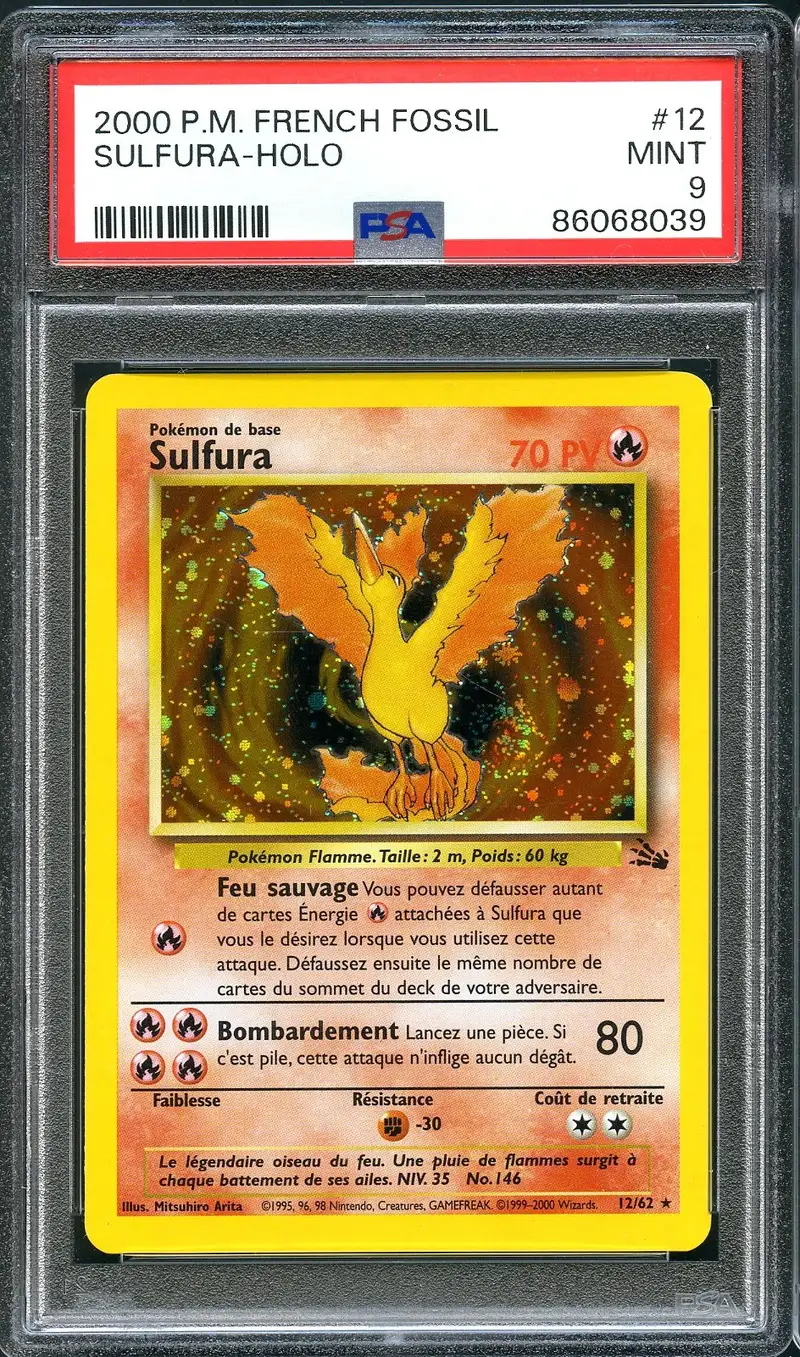 PSA 9 Sulfura Holo