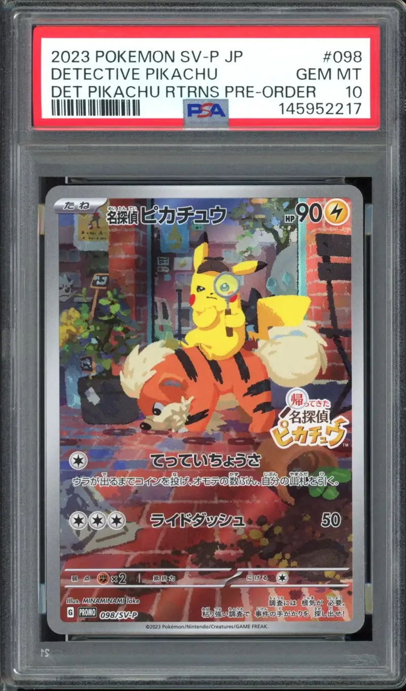 PSA 10 Detective Pikachu