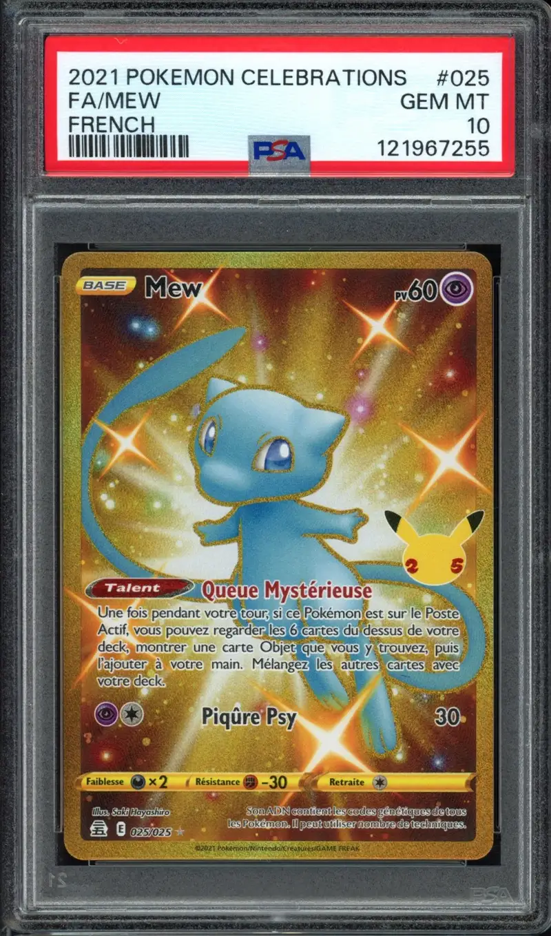 PSA 10 Mew Gold