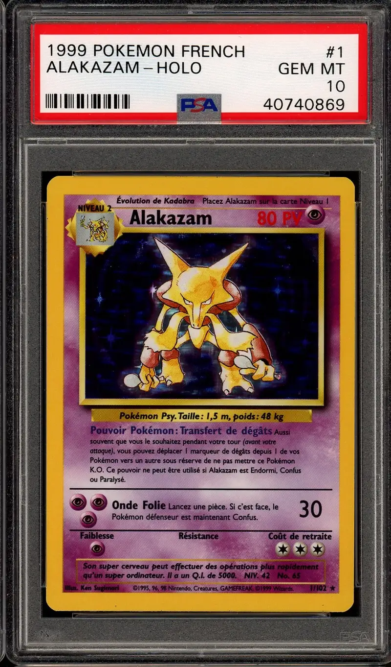 PSA 10 Alakazam Holo
