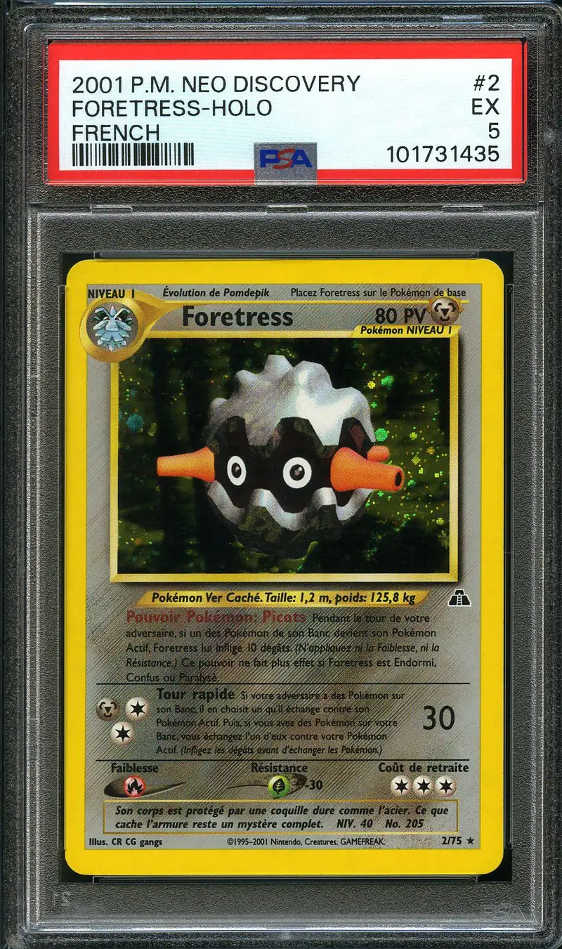 PSA 5 Foretress Holo