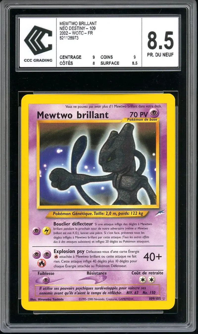 CCC 8.5 Mewtwo Brillant Holo