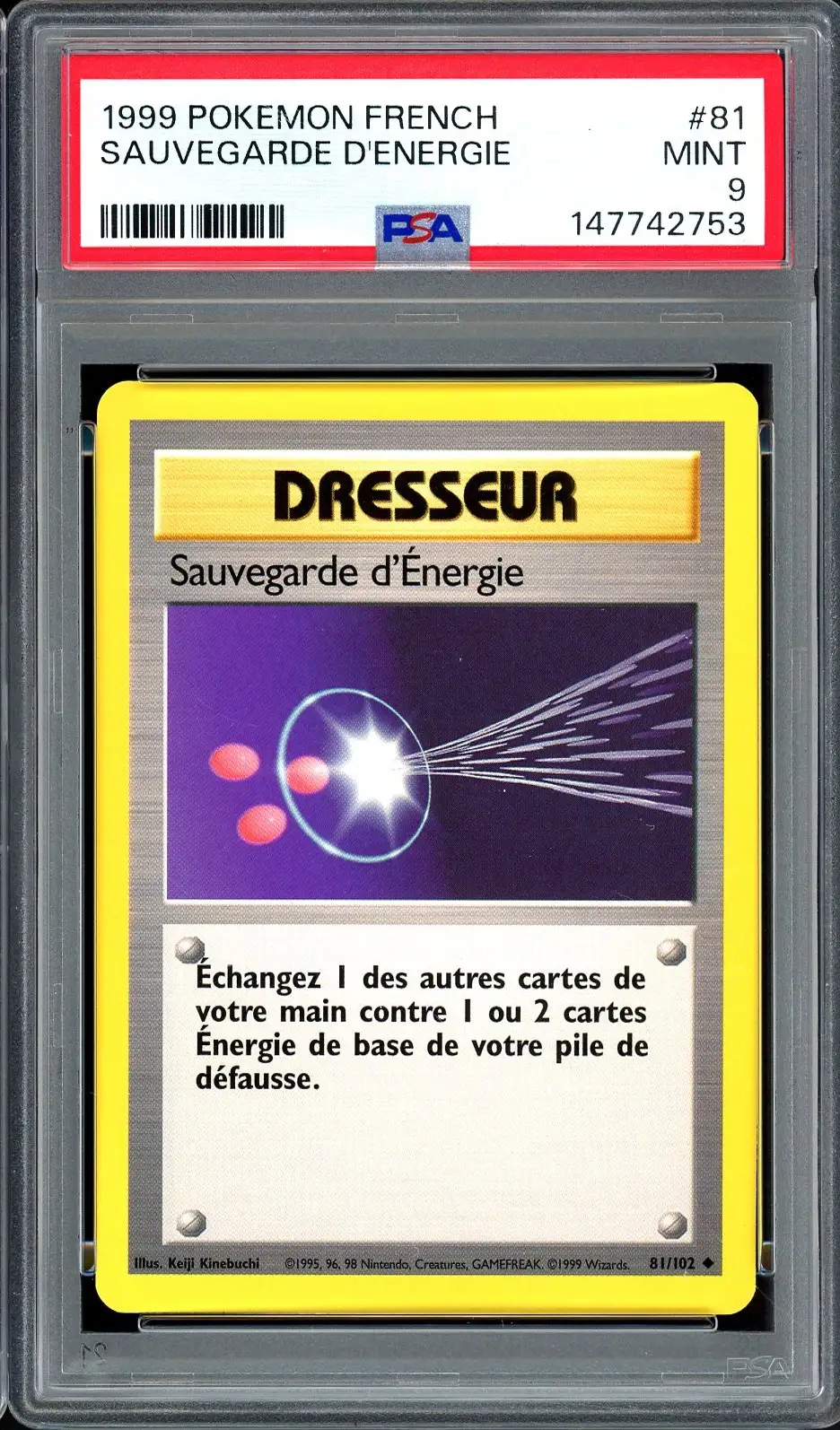 PSA 9 Sauvegarde d'Energie