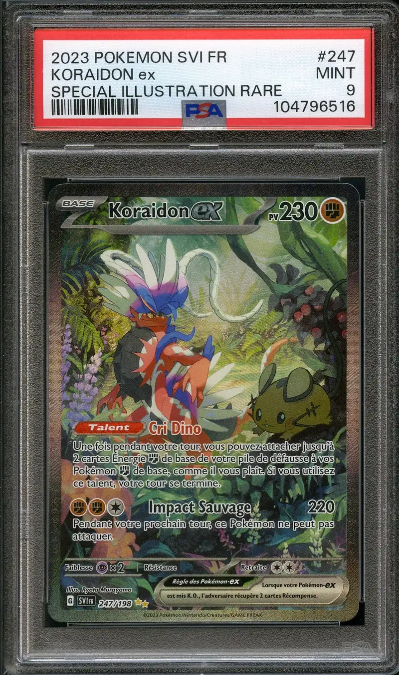 PSA 9 Koraidon Ex