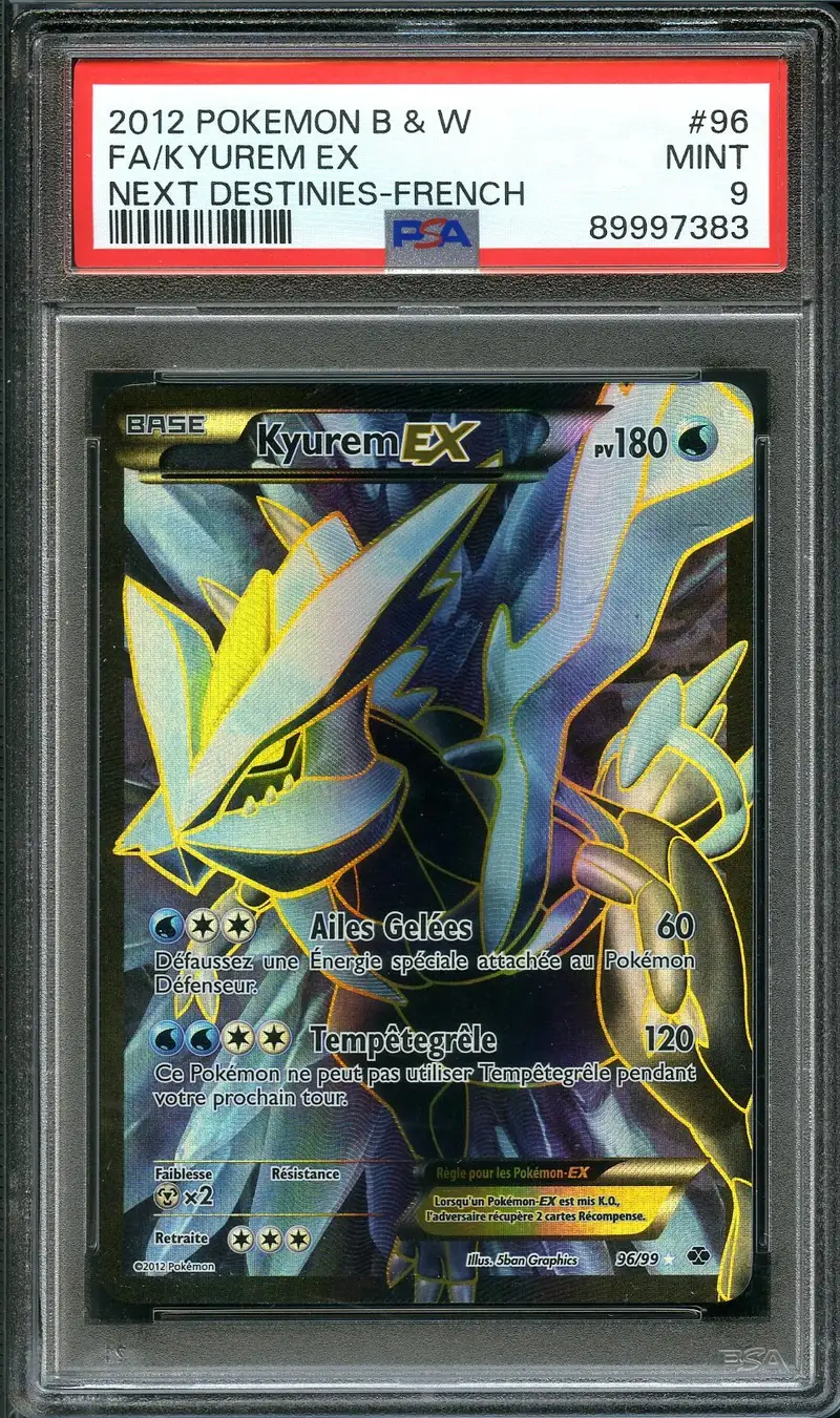 PSA 9 Kyurem Ex