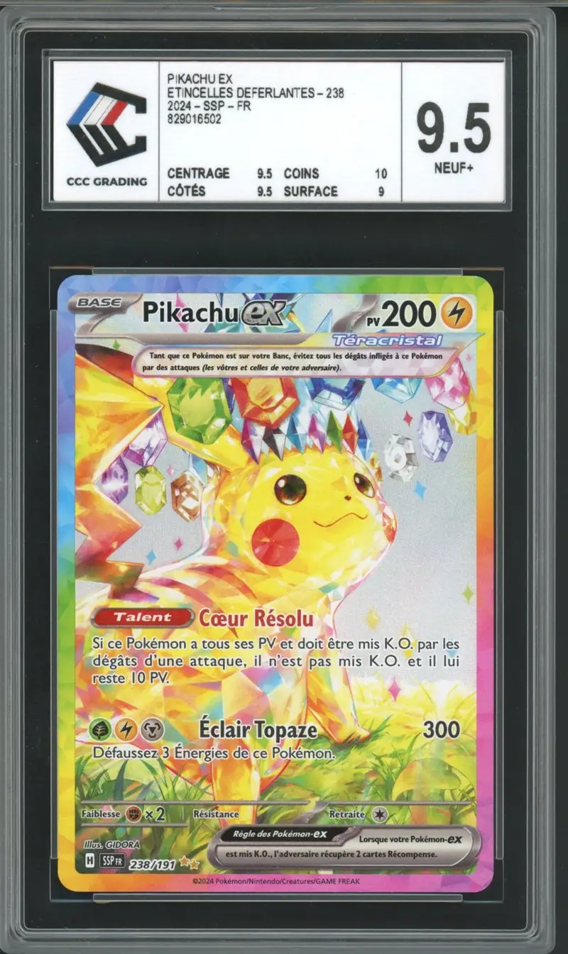 CCC 9.5 Pikachu Ex