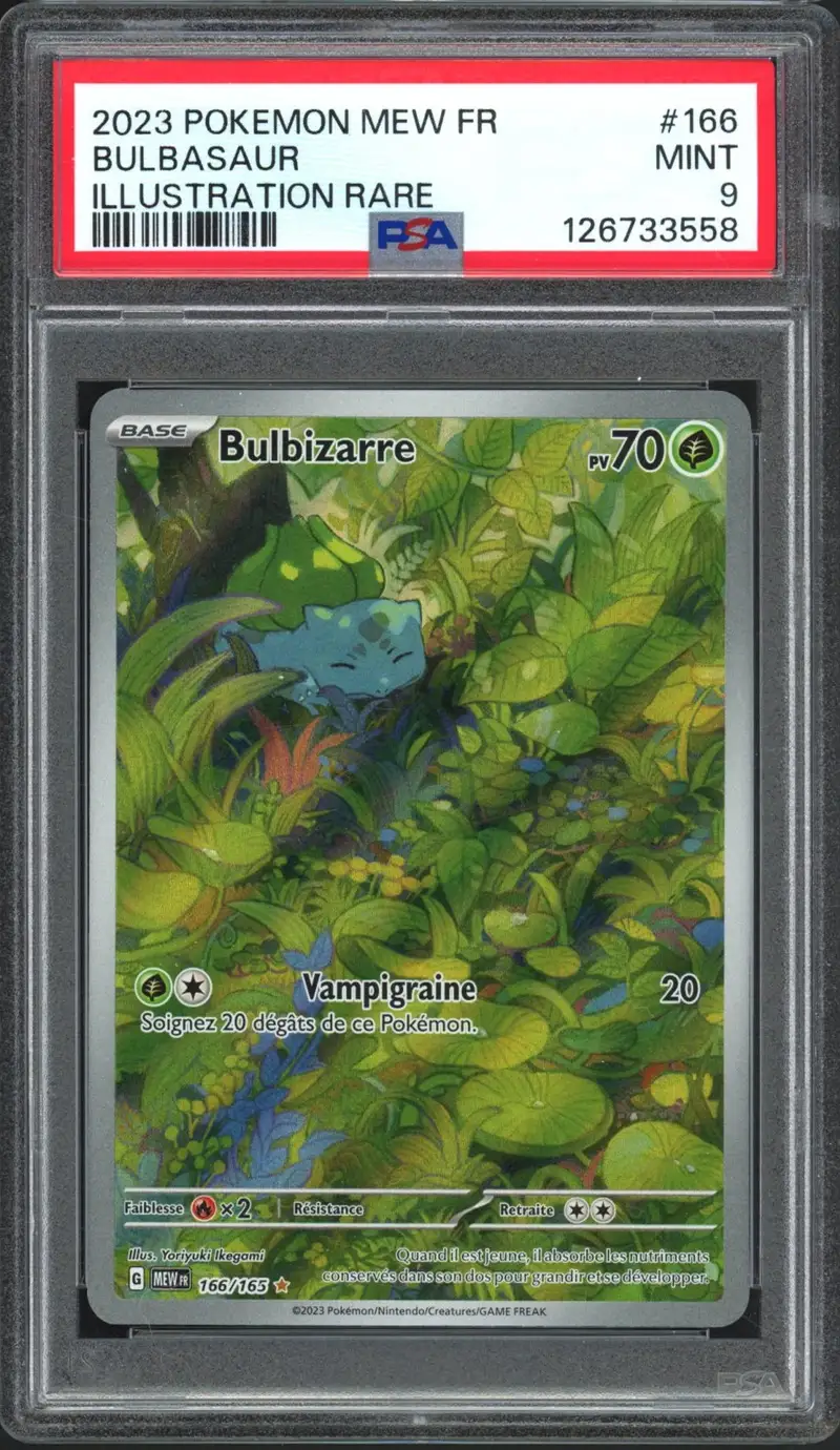 PSA 9 Bulbizarre