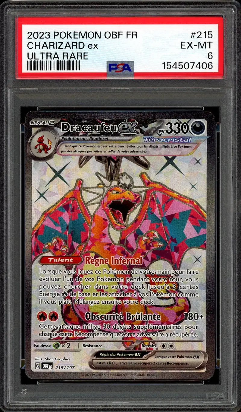 PSA 6 Dracaufeu Ex