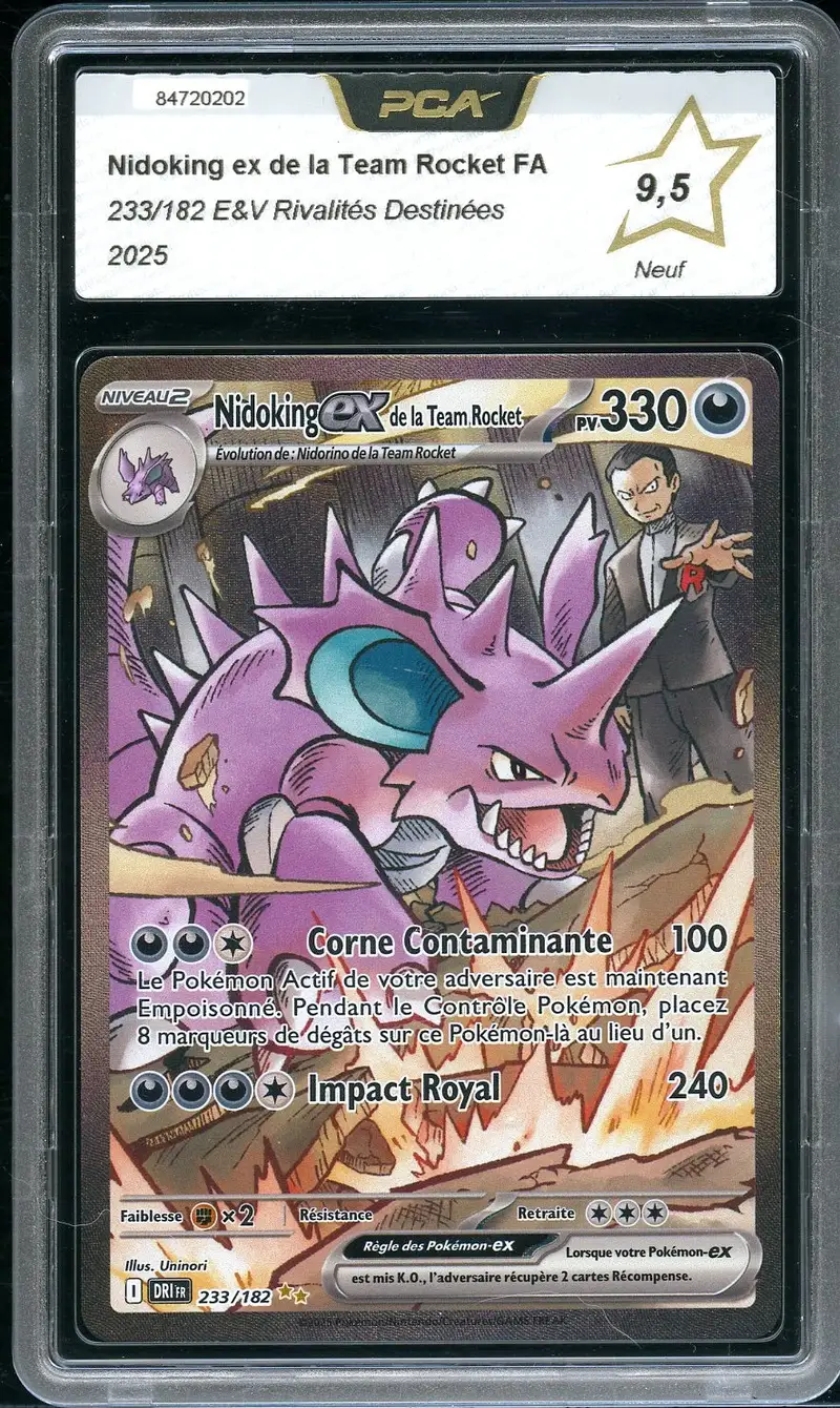 PCA 9.5 Nidoking Ex de la Team Rocket