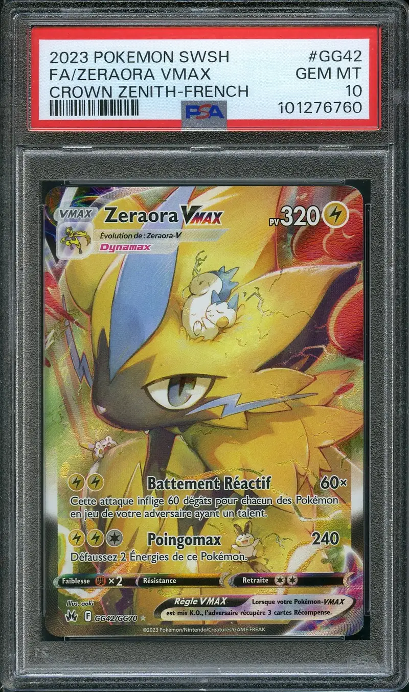 PSA 10 Zeraora VMax
