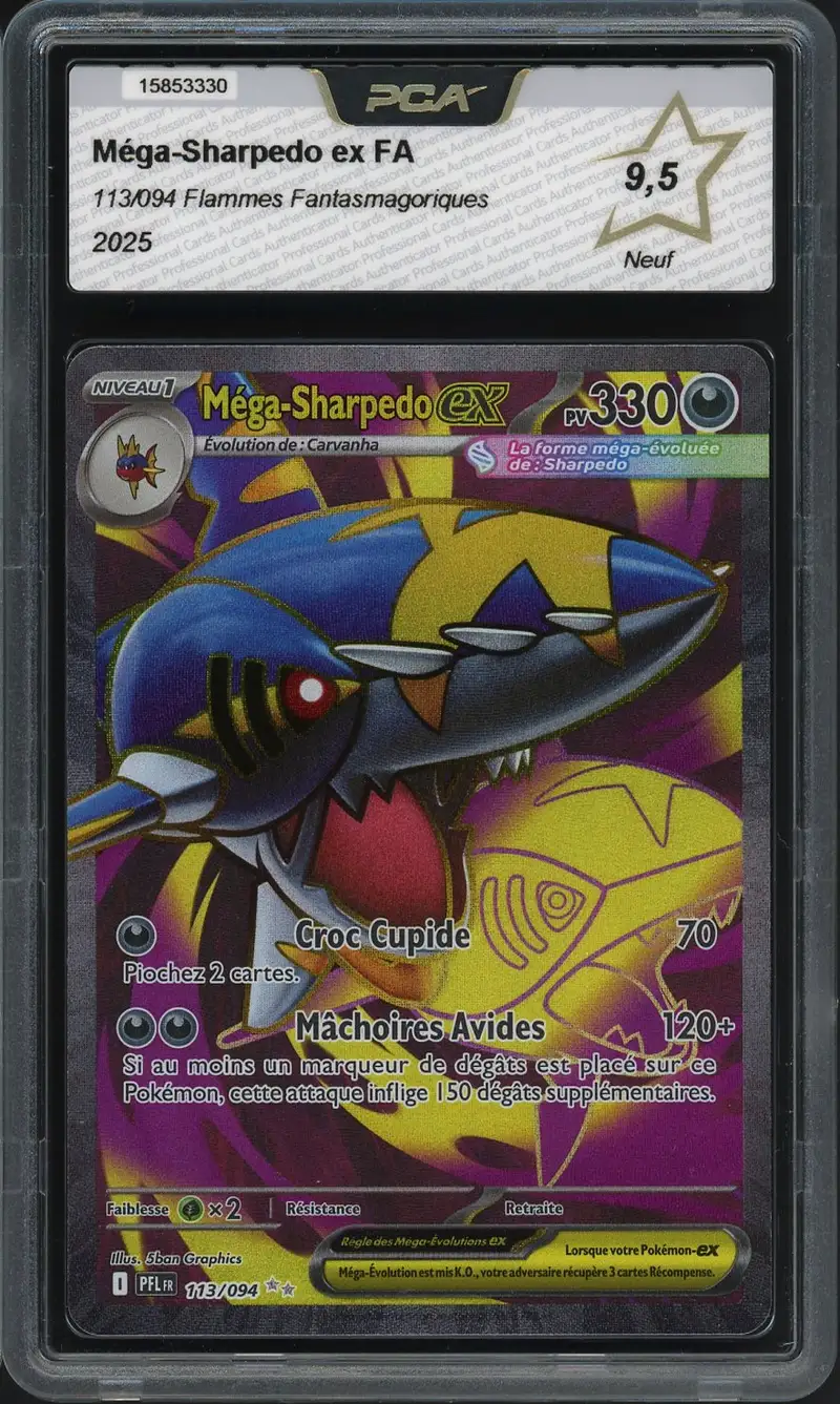 PCA 9.5 Méga-Sharpedo Ex