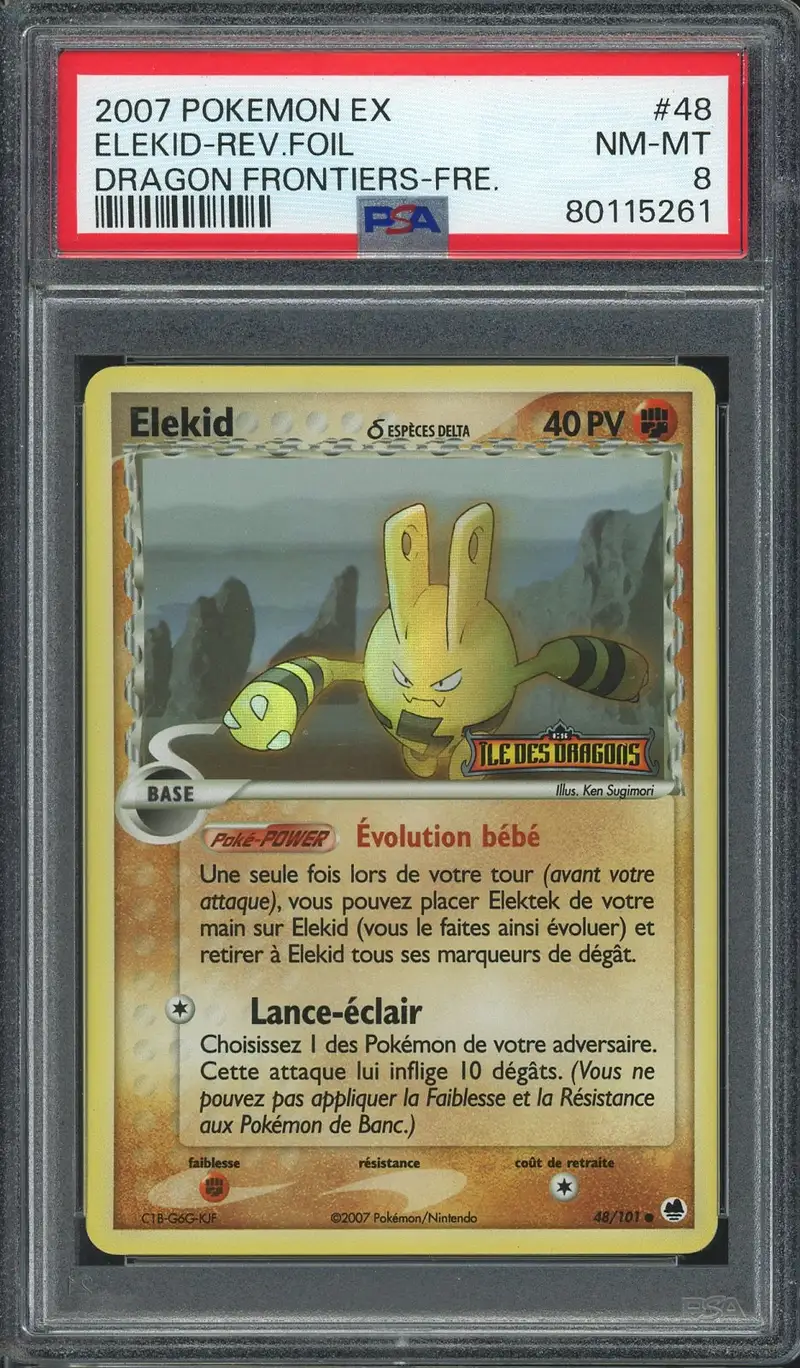 PSA 8 Elekid Reverse