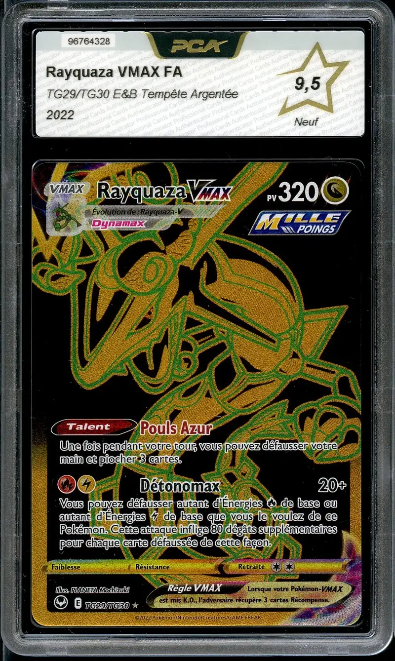 PCA 9.5 Rayquaza VMax Gold