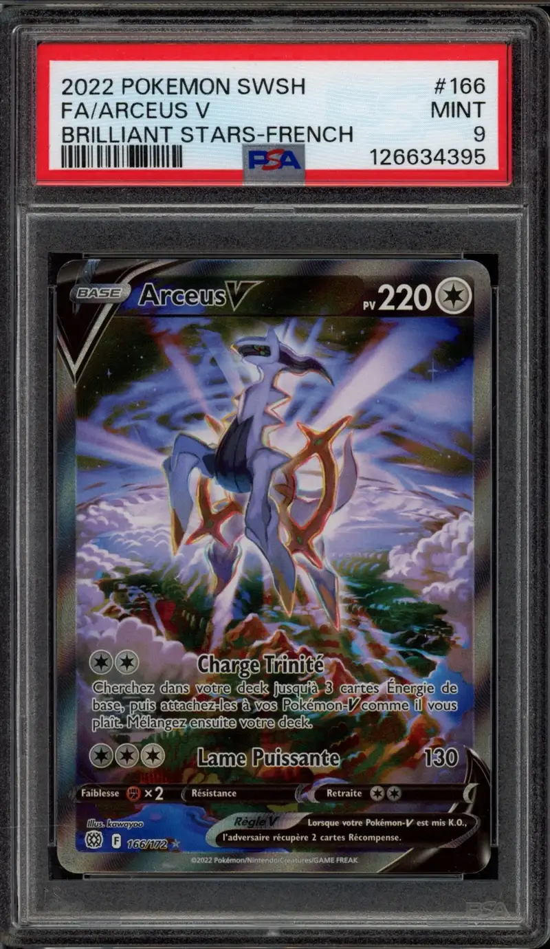 PSA 9 Arceus V
