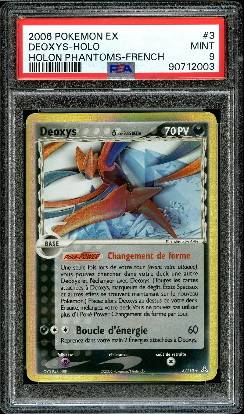 PSA 9 Deoxys Holo