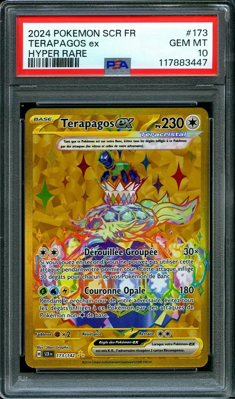 PSA 10 Terapagos Ex Gold