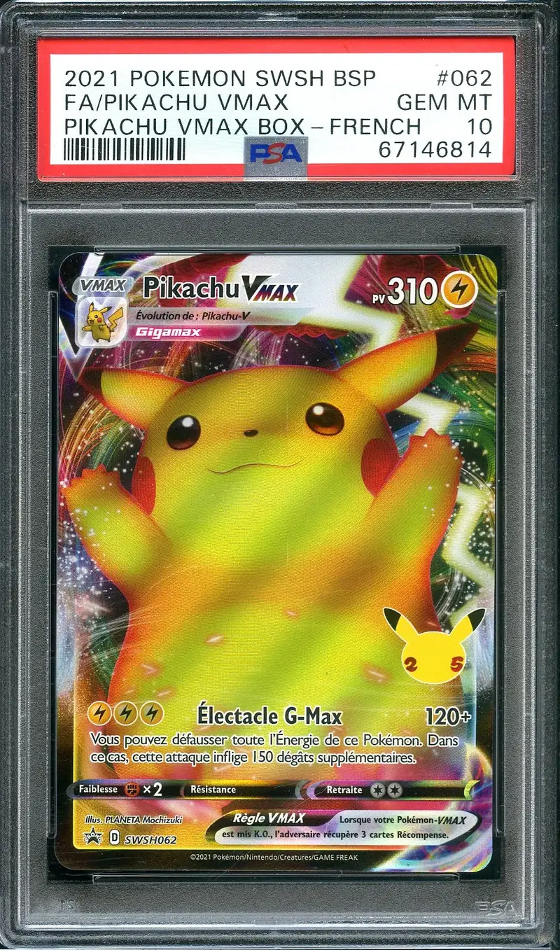 PSA 10 Pikachu VMax