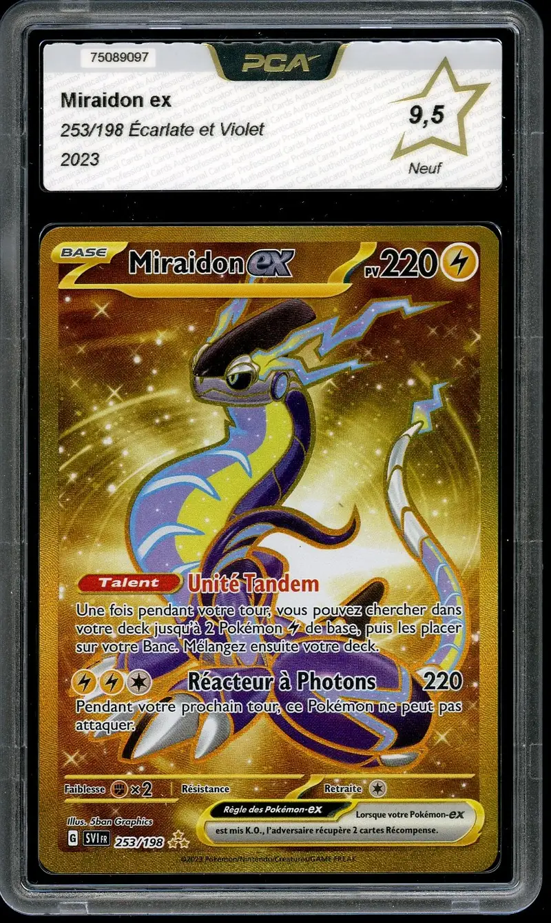 PCA 9.5 Miraidon Ex Gold