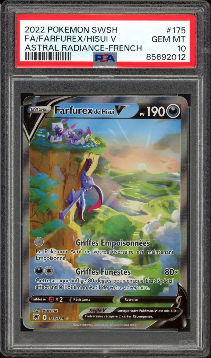 PSA 10 Farfurex de Hisui V