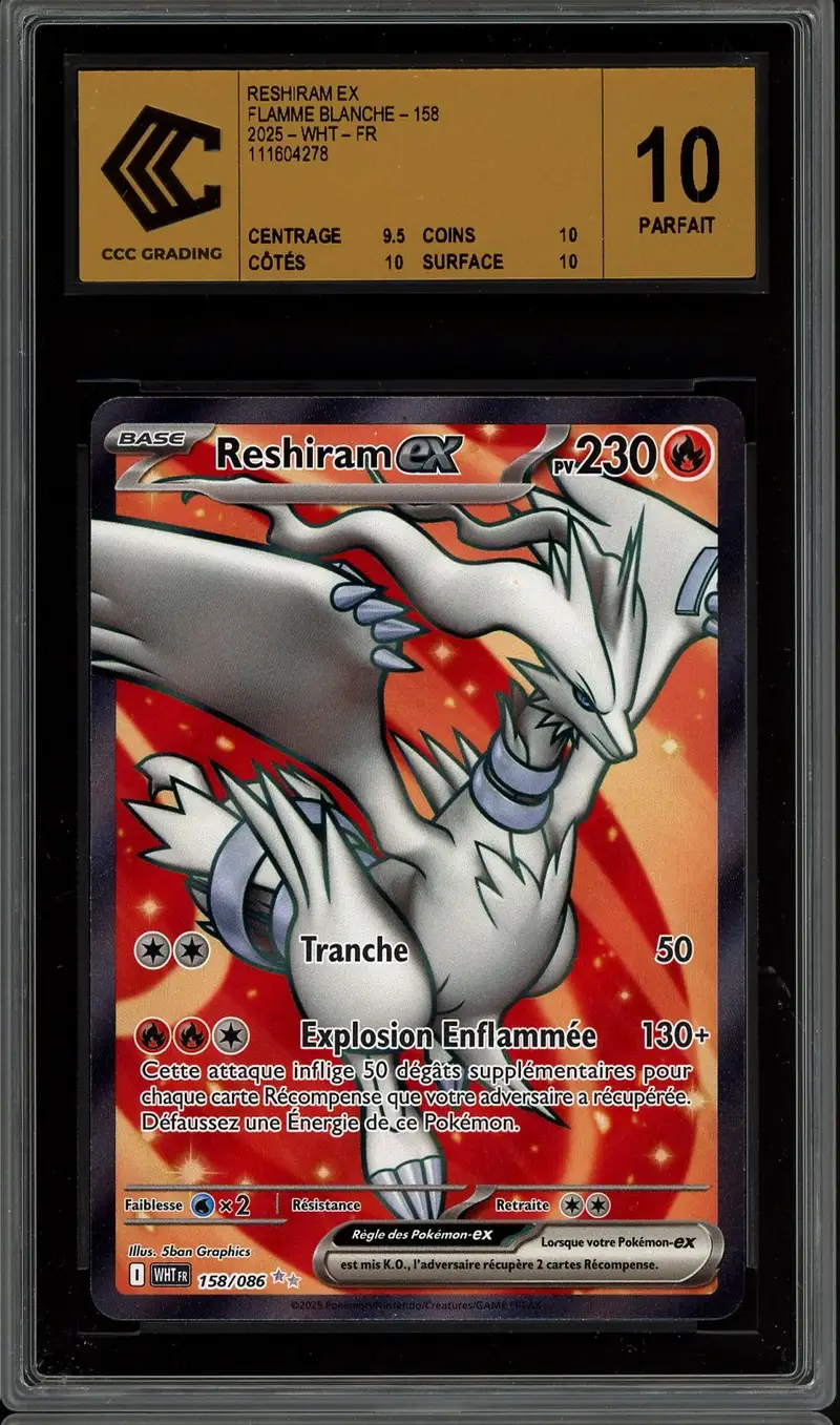 CCC 10 Reshiram Ex
