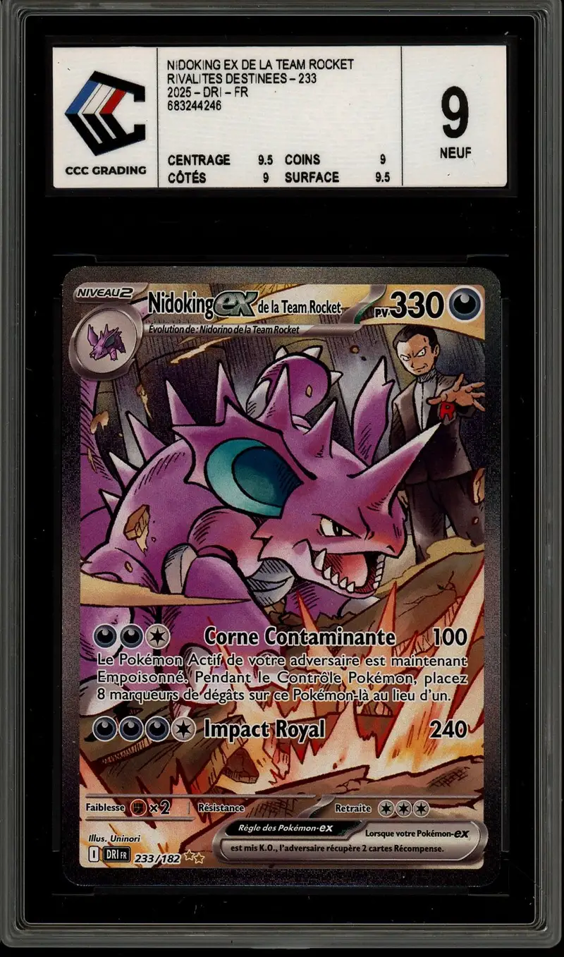 CCC 9 Nidoking Ex de la Team Rocket