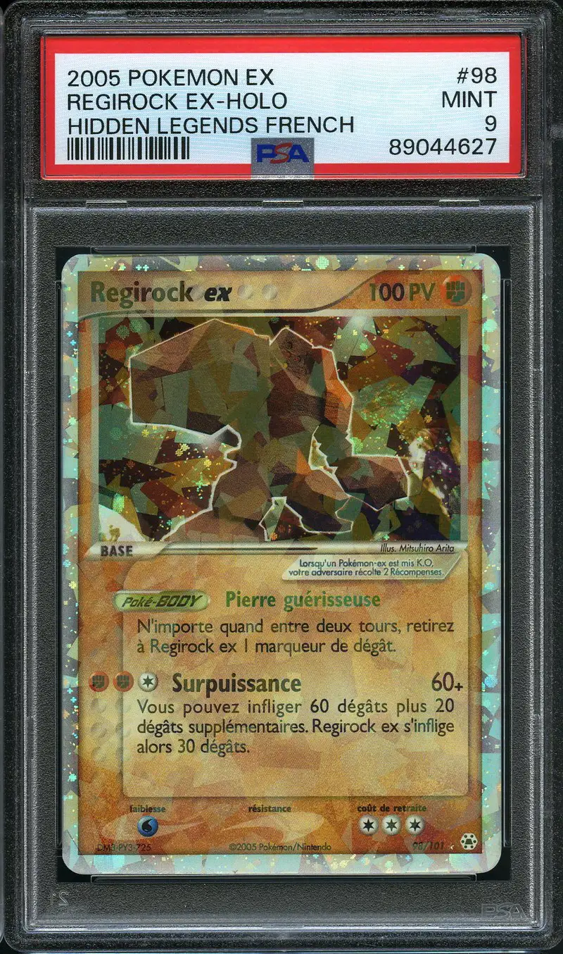 PSA 9 Regirock Ex