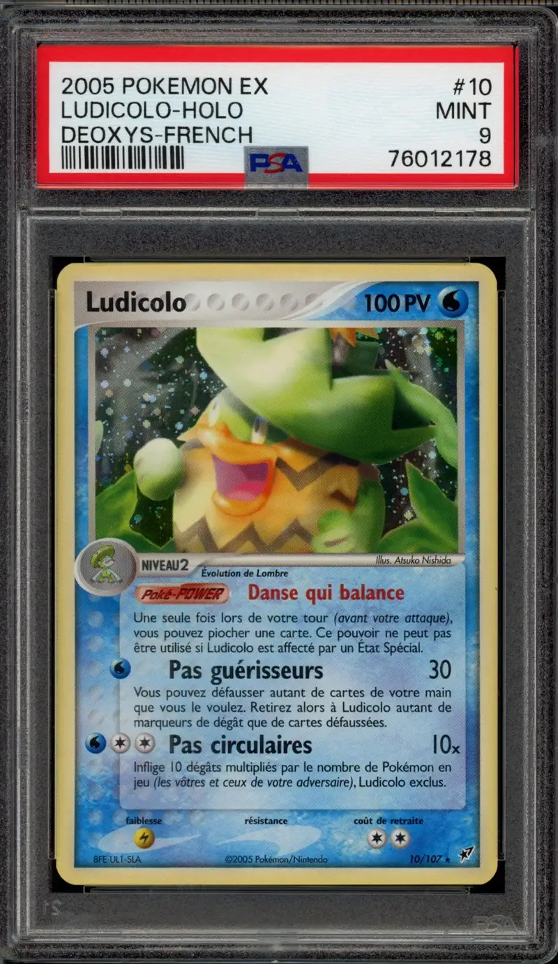 PSA 9 Ludicolo Holo