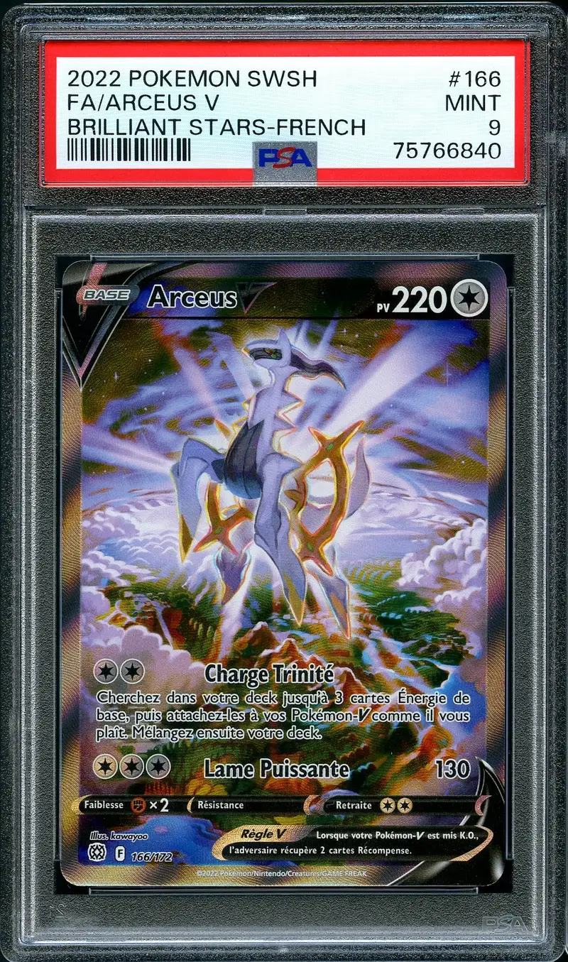 PSA 9 Arceus V