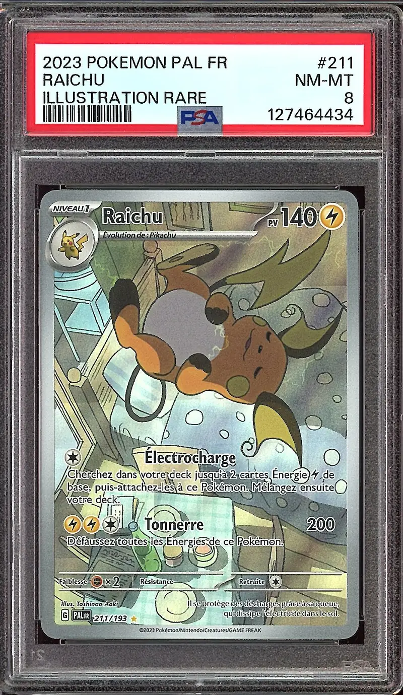 PSA 8 Raichu
