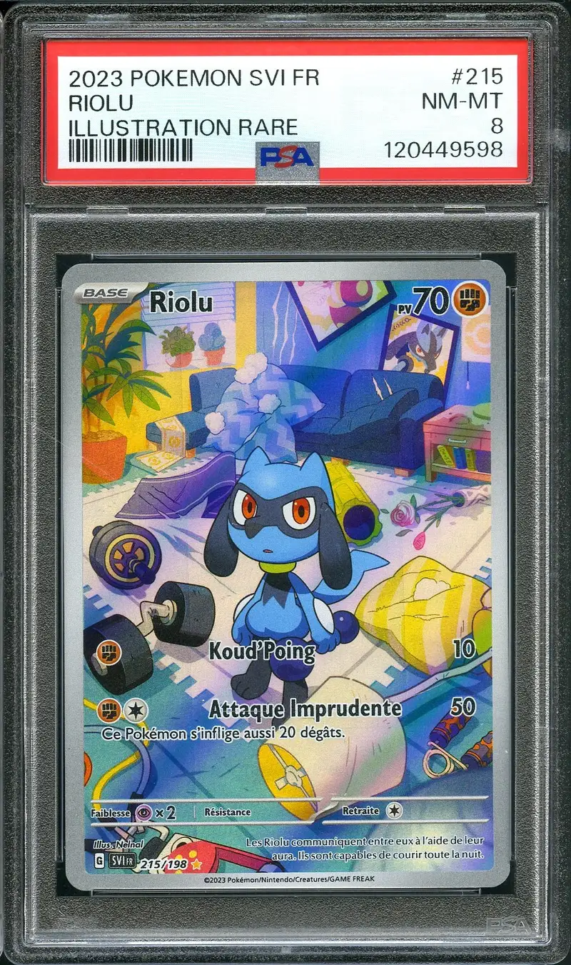 PSA 8 Riolu