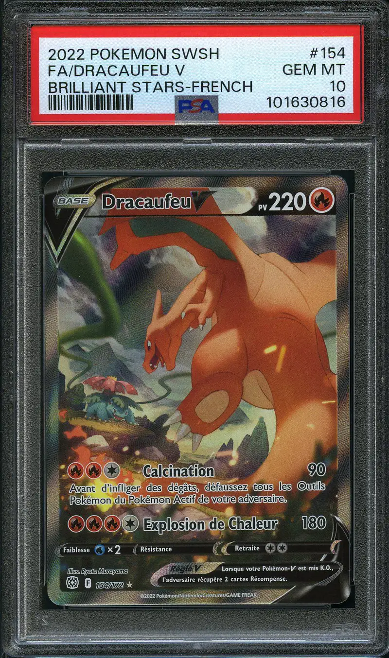 PSA 10 Dracaufeu V