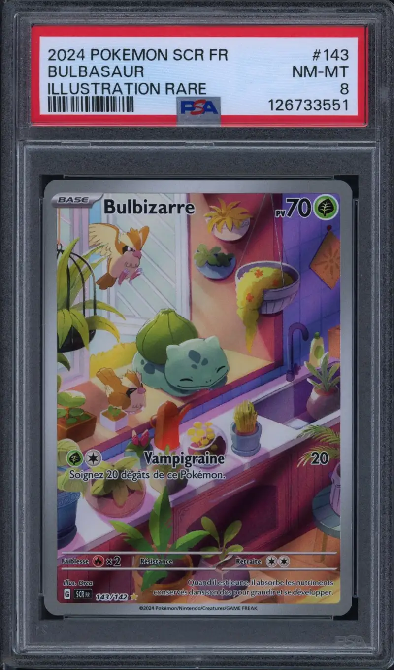 PSA 8 Bulbizarre
