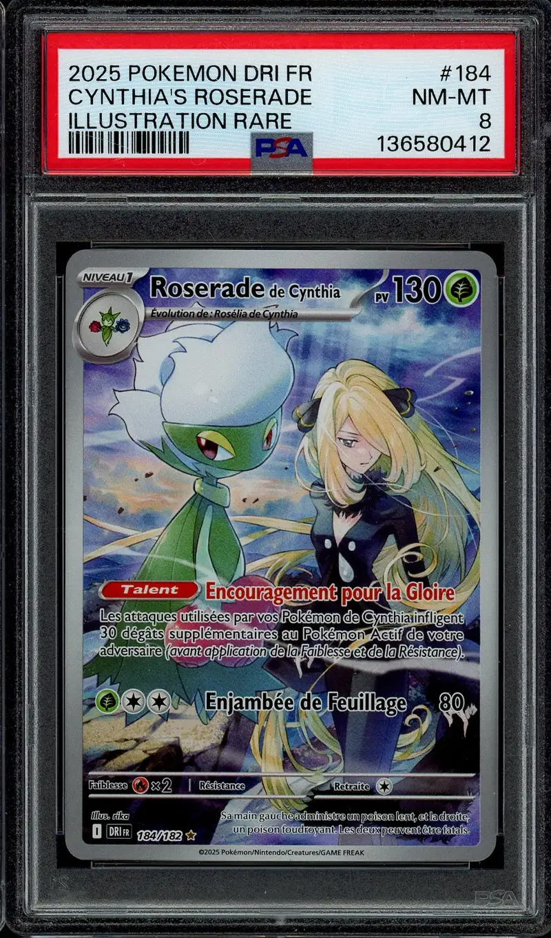 PSA 8 Roserade de Cynthia