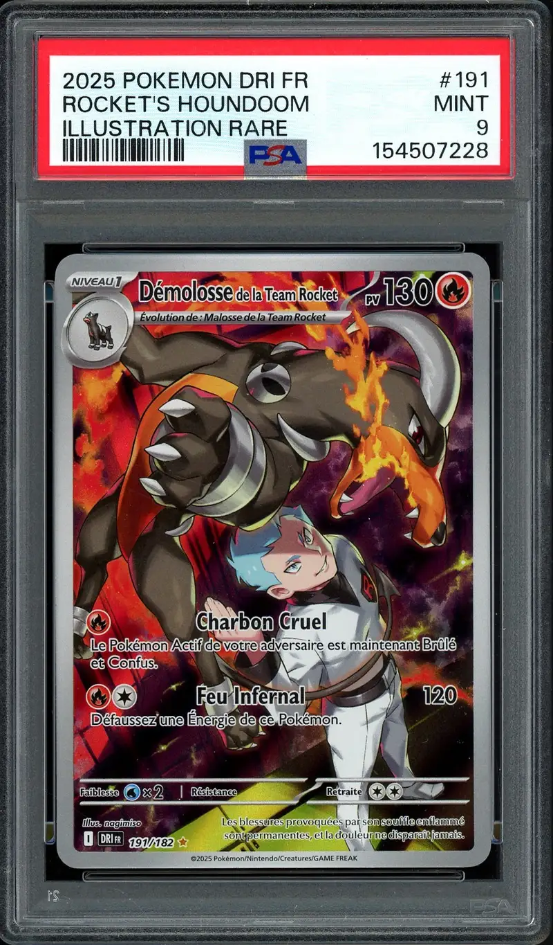 PSA 9 Démolosse de la Team Rocket