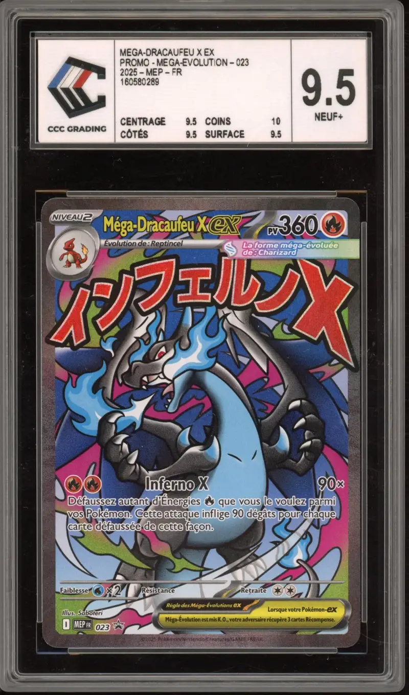 CCC 9.5 Méga Dracaufeu X Ex